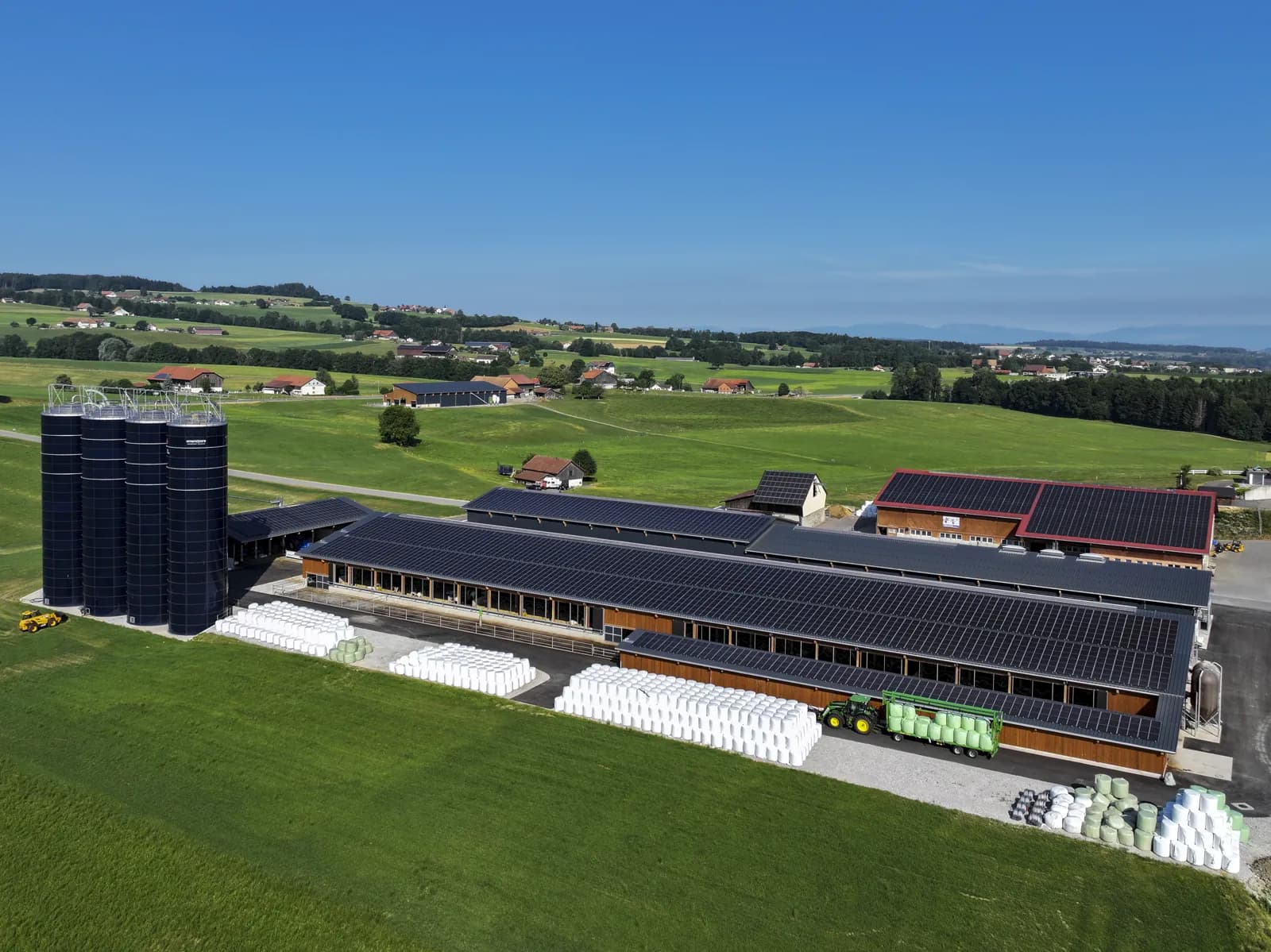 Vue aérienne de la Ferme La Lorraine